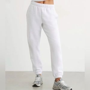 White sweatpants